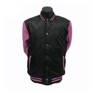 Chaqueta Varsity de Satén de Alta Calidad, Personalizable con Logotipo Frontal, Tallas Grandes, Mangas Largas, Unisex, Alta Visibilidad, Lavable, para Adultos - Product Image 4