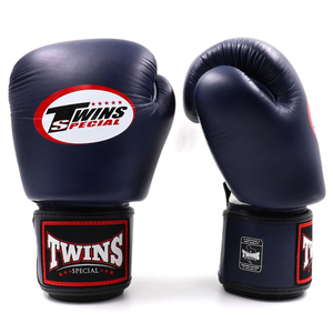Guantes de Boxeo Twins Personalizados con Impresión OEM, Azules y Blancos, para Sparring, Kickboxing, Entrenamiento Profesional - Product Image 2