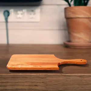 Tabla de Cortar de Bambú Resistente y de Estilo Simple, Tabla de Cortar de Madera de Acacia para Cocina, para Carne, Queso, Pan, Verduras y Frutas - Product Image 3