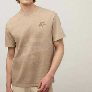 T-shirt décontracté léger effet délavé au soleil avec des caractéristiques de design confortables, t-shirt durable effet délavé au soleil pour hommes - Product Image 6