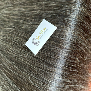 Sun Hair Company Raw Cutícula sin procesar alineada Donante único Sal Pimienta Paquete de cabello gris 100% Extensiones de cabello humano vietnamita - Product Image 5