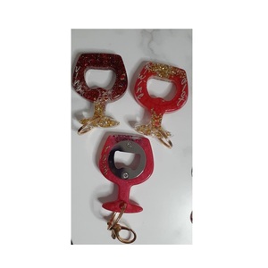 Abridor de botellas de resina hecho a mano con acabado de pigmento metálico para accesorios de cocina, bar y comedor de primera calidad - Product Image 3