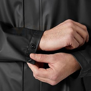 Chaqueta de lluvia para hombre hecha a medida, mejor precio, chaqueta de lluvia de nailon y poliéster para venta en línea - Product Image 6