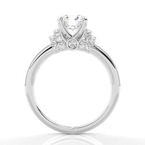 VALA BROTHERS Luxury VVS Lab Grown Diamond Engagement <b>Ring</b> IGI Certified 925 <b>Silver</b> <b>Solitaire</b> <b>Ring</b> Trendy Women's Jewelry - Product Image 2