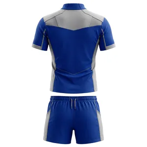 Unisex Blue Gray Polyester Sublimation Printed Sport Jersey Shorts Set Breathable <b>Athletic</b> Wear Adult Uniform In-Stock - Product Image 5