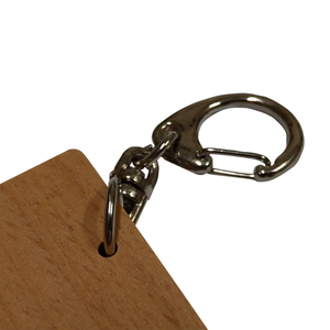 Porte-monnaie en bois personnalisé, écologique, porte-clés durable et portable, imprimé en sérigraphie, cadeau promotionnel de la marque CALA pour - Product Image 5