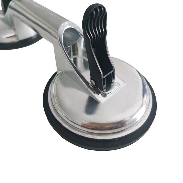 Double Claw Aluminum Alloy Suction Cup Rubber Vacuum Glass Suction Cup Use for Glass Plastic Metal Coated Wood Marble ETC