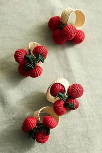 Handmade <b>Bamboo</b> Flower Napkin Rings 3 Pcs Traditional Style <b>Table</b> Decoration Home Decor - Product Image 6