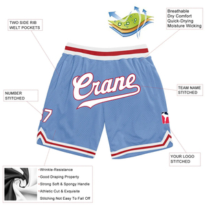 Nouveaux shorts en mesh personnalisés pour hommes, shorts de basket-ball en mesh noir et rouge personnalisés, shorts de sport en mesh par sublimation - Product Image 2