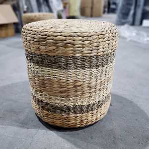 Taburete Tejido de Jacinto de Agua para Proyectos de Decoración e Interiores Minimalistas, Vietnam - Product Image 3