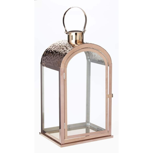 Farol Decorativo Moderno de Acero Inoxidable Cónico con Paneles de Vidrio Acanalado, Centro de Mesa para Bodas, Decoración de Lujo para el Hogar y Jardín - Product Image 4