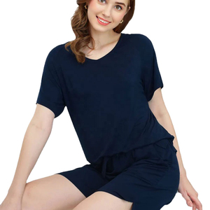 Nuevo Diseño en Tendencia, Conjunto de Dos Piezas para Mujer, Cómodo, Hecho a Medida, 100% Poliéster, Mangas Cortas, Cuello Redondo, Conjunto de Dos Piezas para Uso Casual - Product Image 6