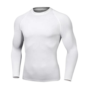 Créez votre propre rashguard de compression MMA BJJ personnalisé avec sublimation, en spandex/polyester, séchage rapide et respirant pour hommes - Product Image 4