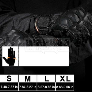 Tactical Gloves <b>Paintball</b> Gloves Breathable Anti-Slip Knuckle Protection Impact Resistant Outdoor OEM Supply - Product Image 4