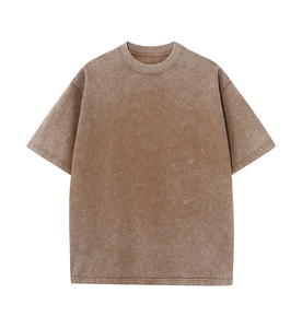 T-shirt en coton 100% tricoté imprimé de haute qualité, manches courtes, coupe ample, respirant, décontracté, pour l'été, logo personnalisé, 200 grammes - Product Image 4