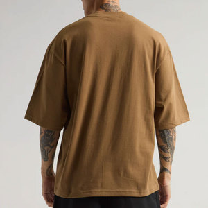 Camisetas Oversize Personalizadas con Logotipo, 350 GSM, Impresión en Serigrafía al por Mayor, Camisetas Blancas para Streetwear - Product Image 4