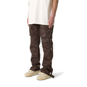 Pantalones Cargo de Cuero para Invierno, Diseño Personalizado, Pantalones Cargo de Cuero para Hombre Hechos a Medida - Product Image 3