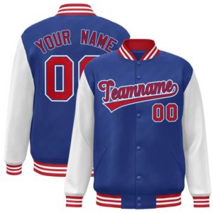 Veste de baseball brodée personnalisée pour hommes et femmes, veste bomber personnalisée avec nom et numéro d'équipe - Product Image 5