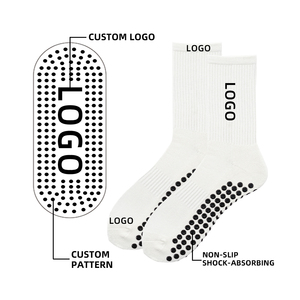 Women's Custom Logo Breathable Ankle Cotton <b>Compression</b> Yoga Socks Non-Slip Grip Cute Heart Knitted for <b>Spring</b> Barre Pilates - Product Image 5