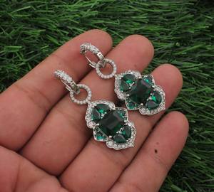 Boucles d'oreilles pendantes de luxe en argent sterling 925 avec CZ brillant en forme de goutte d'eau, bijoux de mode pour mariage pour femmes - Product Image 1