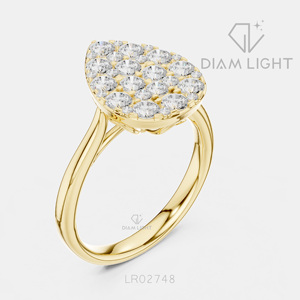 Bague de fiançailles en or blanc 14 carats avec diamant de laboratoire de 1,131 carat, coupe ronde, bague de mariée, certifiée IGI, bijoux fins, cadeau pour femme - Product Image 6