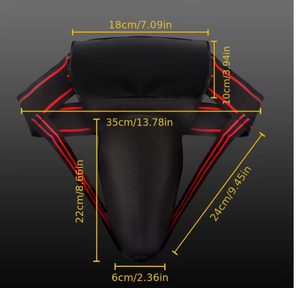 Adjustable Groin Support <b>Belt</b> For Men Black Spandex Nylon Contoured Breathable Protection Sports All Seasons daily wear support - Product Image 2