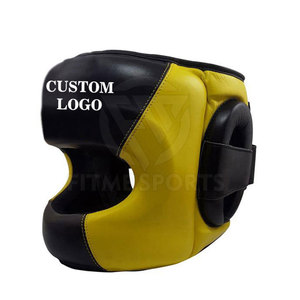 Protector de Cabeza de Boxeo de Cuero Transpirable con Diseño Personalizado y Características de Protección para Uso Unisex - Product Image 3