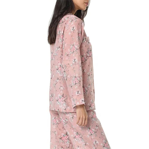 Vêtements de nuit en coton pour femmes, ensemble de pyjama, logo personnalisé, production OEM, fournisseur d'exportation mondial - Product Image 3