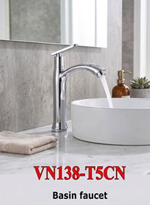 Wholesale Zinc-Alloy Chrome <b>Single</b> Hole <b>Single</b> Cold Curved Spout Bathroom Vanity <b>Basin</b> Sink <b>Tap</b> VN 138-T5 KSN Vietnam - Product Image 2