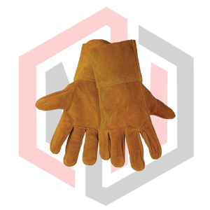 Guantes de Soldadura de Cuero con Puño de Seguridad, Resistentes al Calor y al Fuego, Antivibración, para Soldadura TIG/MIG/Stick - Product Image 3