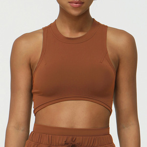 New Breathable Reversible Front Padded Sports Bra Plus Size Comfortable Yoga High Quality Sports Bras Women Fitness Gym Wear - Product Image 5