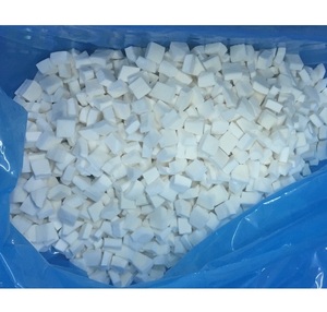 เนื้อมะพร้าวแช่แข็ง IQF แบบเป็นชิ้น สำหรับใช้ในเบเกอรี่และของหวาน - Product Image 1