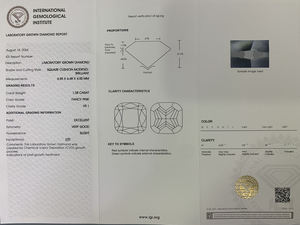Diamantes de Laboratorio HPHT CVD al por Mayor, Corte Cojín, de 1-10 Quilates, Certificados por IGI, Claridad VVS, para Joyería, Perforados con Láser - Product Image 2