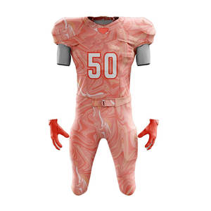 Uniforme de football américain personnalisé de qualité supérieure, taille adulte, sublimé, maillots et pantalons d'équipe personnalisés, logo personnalisé, performance - Product Image 5