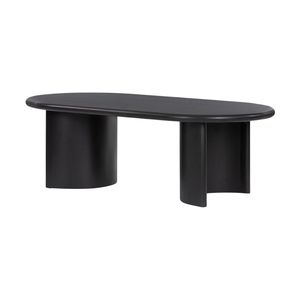 Luminara Table basse moderne en bois massif, table centrale rectangulaire pour salon avec étagère de rangement ouverte, collection moderne - Product Image 3