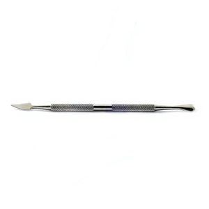 Pousse-cuticules professionnel incurvé en acier inoxydable, double extrémité, à mâchoires larges, pour manucure et pédicure - Product Image 6