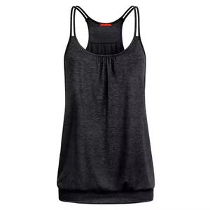 Nueva Camiseta sin Mangas para Mujer, Cuello Redondo, Estilo Deportivo, Top Corto para Gimnasio - Product Image 6