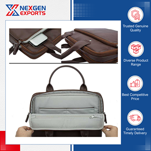 Huge Selling Top Notch Quality Waterproof Light Weight PU <b>Leather</b> Office Business Laptop <b>Bag</b> Briefcase for Bulk Buyers - Product Image 2