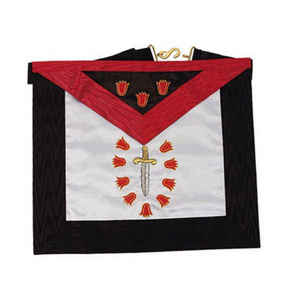 Conjunto de Uniforme de Logia: Mandil y Collar Personalizados, Hechos a Mano para Uso Ceremonial, Suministro de Fábrica - Product Image 3