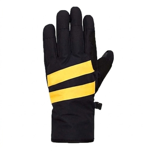 Gants de ski en cuir imprimé élégants, imperméables, coupe-vent, thermiques, à doigts complets, à enfiler, pour hommes, sports d'hiver sur neige - Product Image 2