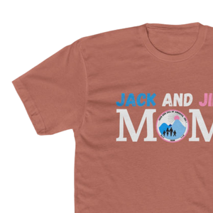 T-shirt rose mauve Jack and Jill Legacy Maker pour femme, en coton doux, à manches courtes, décontracté, motif fierté familiale - Product Image 6