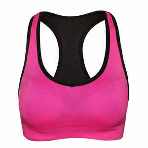 Sujetador Deportivo Transpirable Personalizado para Mujer, con Logotipo Frontal, Color Sólido, Talla Adulta, Soporte Medio, Sin Costuras, para Fitness y Yoga 2026 - Product Image 1