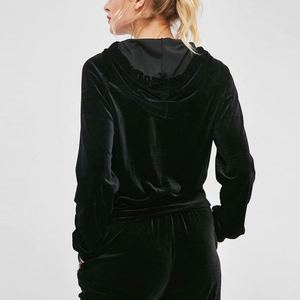 Ensemble de survêtement en velours pour femme de qualité supérieure, velours épais, hiver, décontracté, usage quotidien, mode, coton mélangé - Product Image 5