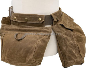 Ceinture de chasse unisexe pour adultes OEM en plein air, ciré et huileux, sac de jeu en toile pour canard, vêtements de chasse kaki - Product Image 4