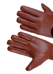 Premium Quality Vintage Winter Genuine Leather Sporty Breathable Gloves Thermal Cotton Lining Touch Screen Eco-Friendly Outdoor - Product Image 2