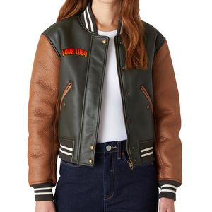 Chaqueta Varsity Acolchada de Moda, Chaqueta Bomber Unisex de Invierno, Chaqueta Letterman de Béisbol - Product Image 1