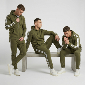 Men Fleece Tracksuit / Men Drop Shoulder Pullover Hoodie Tracksuit / Oversize 100% Fleece Jogger Tracksuit Men's - Product Image 5