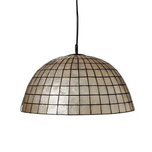 Rass Lass andandmade apapiz endant Ant ight ixtures OUND hahape lack etal Lass ececortive hanhandelier para estestaurant Home otel - Product Image 1