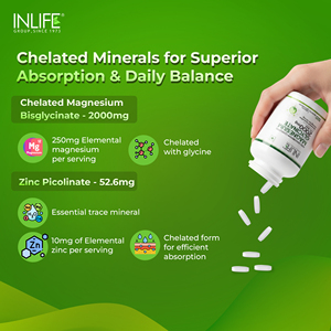 แมกนีเซียมไกลซิเนต 2000 มก. สำหรับผู้ใหญ่ ชนิดเม็ดสีขาว สูตรแร่ธาตุที่มีความพร้อมใช้งานทางชีวภาพสูง ฉลากสะอาด ผลิตภัณฑ์เสริมอาหาร - Product Image 4