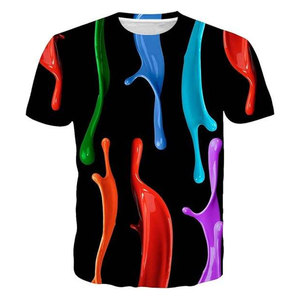 T-shirt décontracté uni à manches courtes de qualité supérieure pour hommes – Vente en gros - Product Image 1